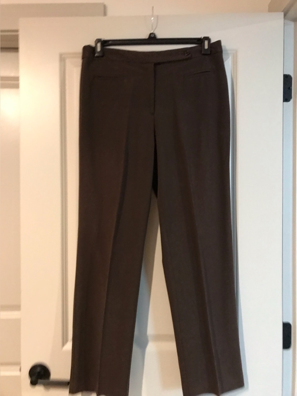Counterparts Women's Brown Straight-Leg Dress Pants